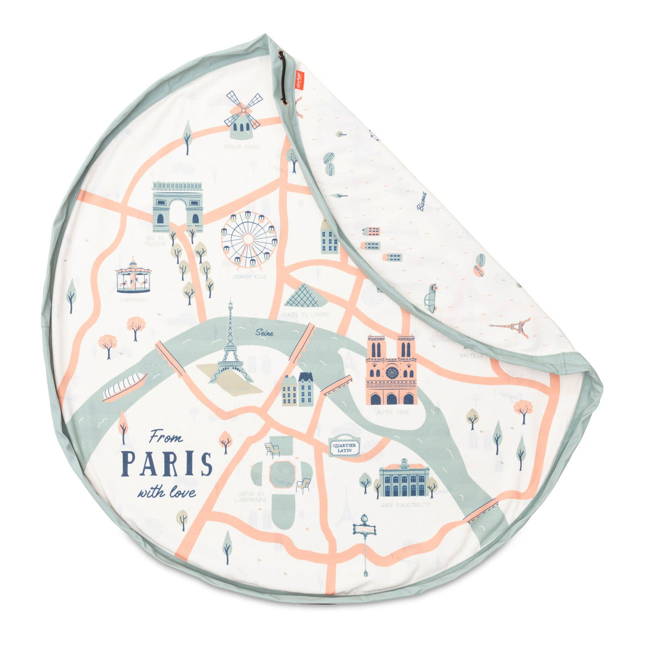 Play&Go - Toy Storage Bag - Paris Map