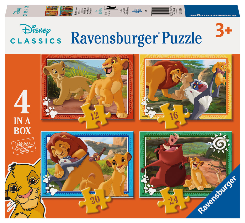 Ravensburger - Disney Lion King 12,16, 20 and 24pc Puzzle