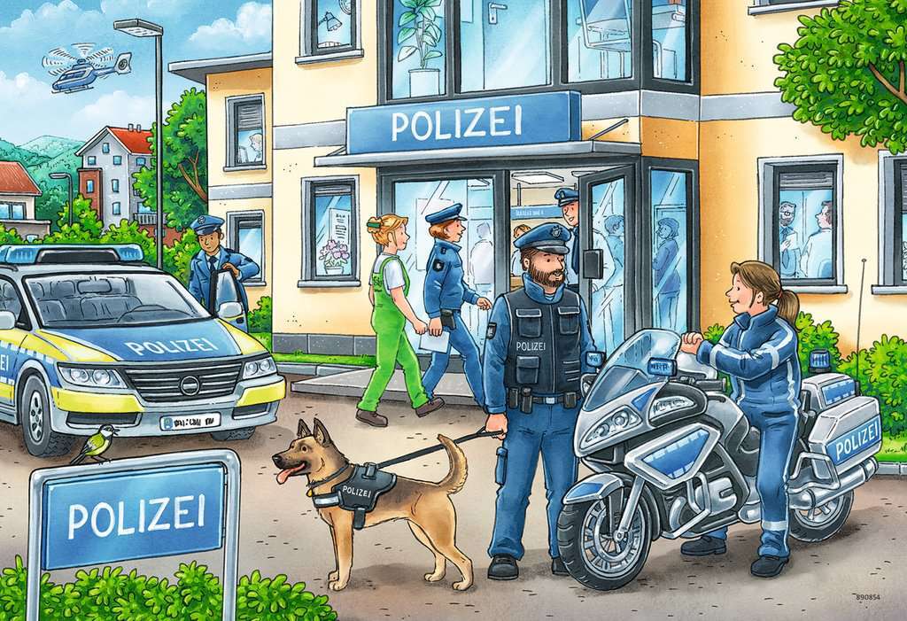 Ravensburger - 2 x 24Pc Police at Work Puzzle