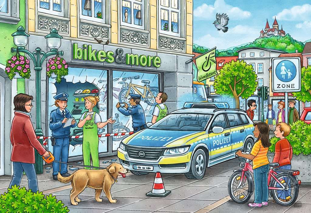 Ravensburger - 2 x 24Pc Police at Work Puzzle