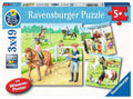 Ravensburger - 3 x 49Pc A Day At The Stables Puzzle