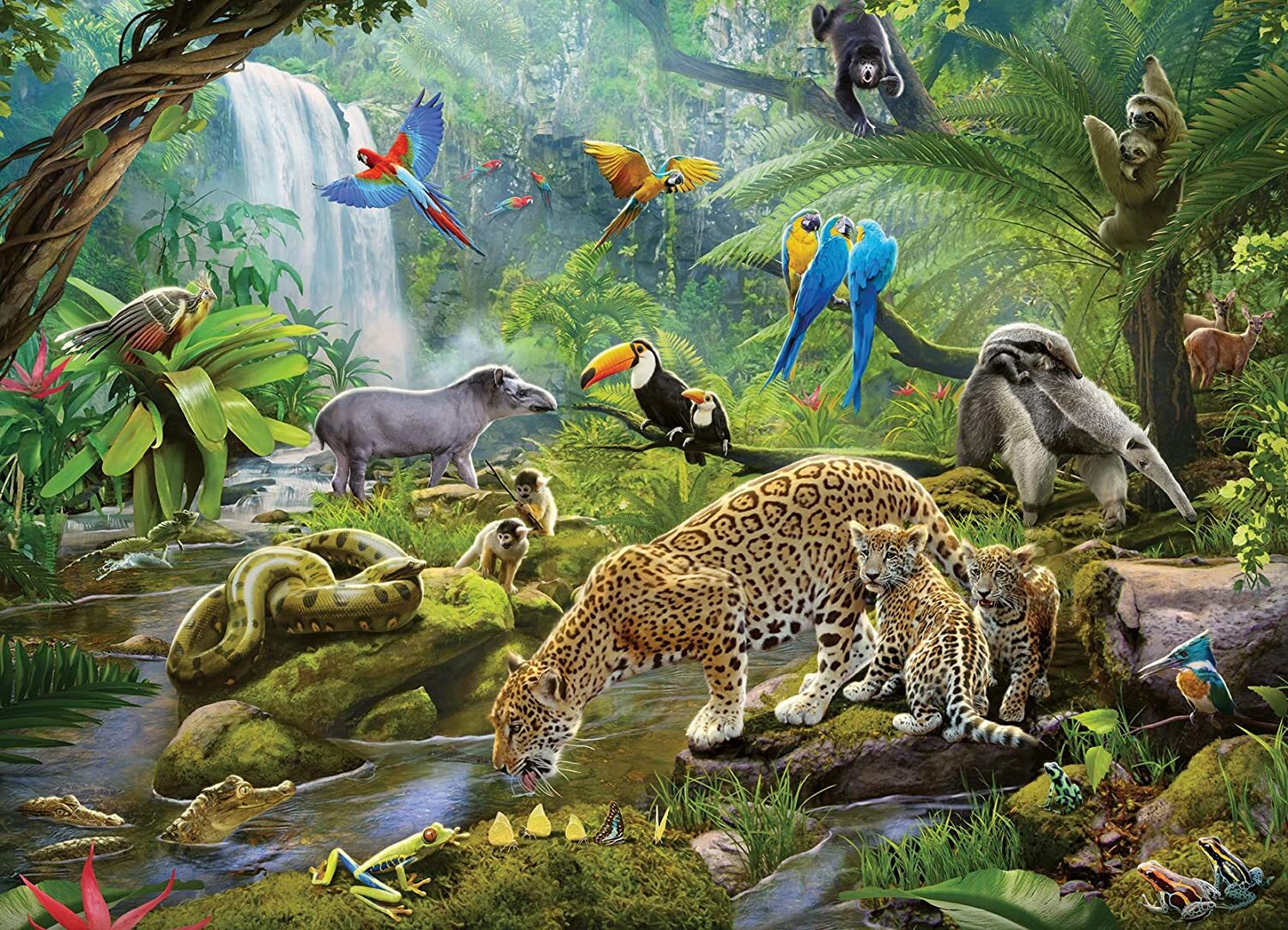Ravensburger - 60Pc Rainforest Animals Puzzle