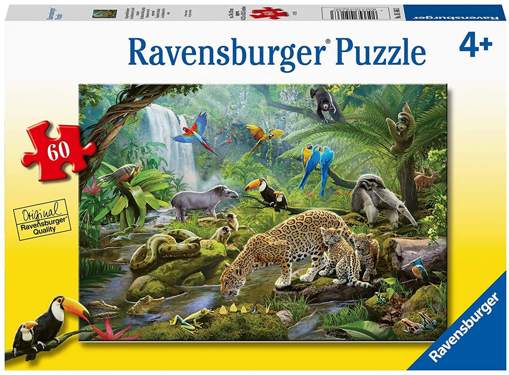 Ravensburger - 60Pc Rainforest Animals Puzzle