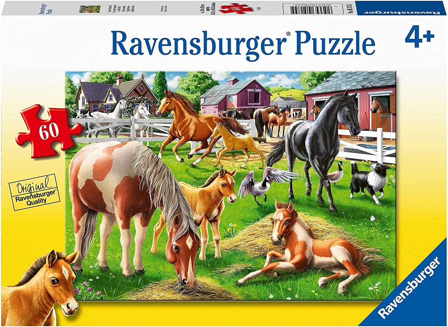 Ravensburger - Happy Horses Puzzle 60Pc