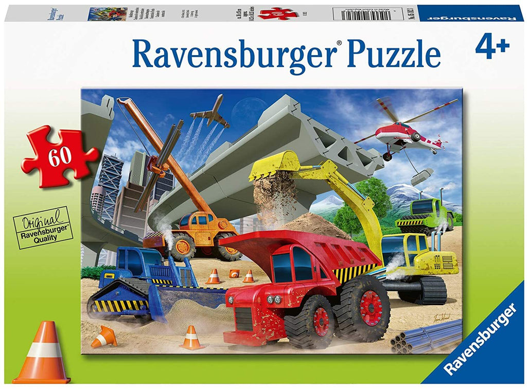 Ravensburger - 60Pc Construction Trucks Puzzle
