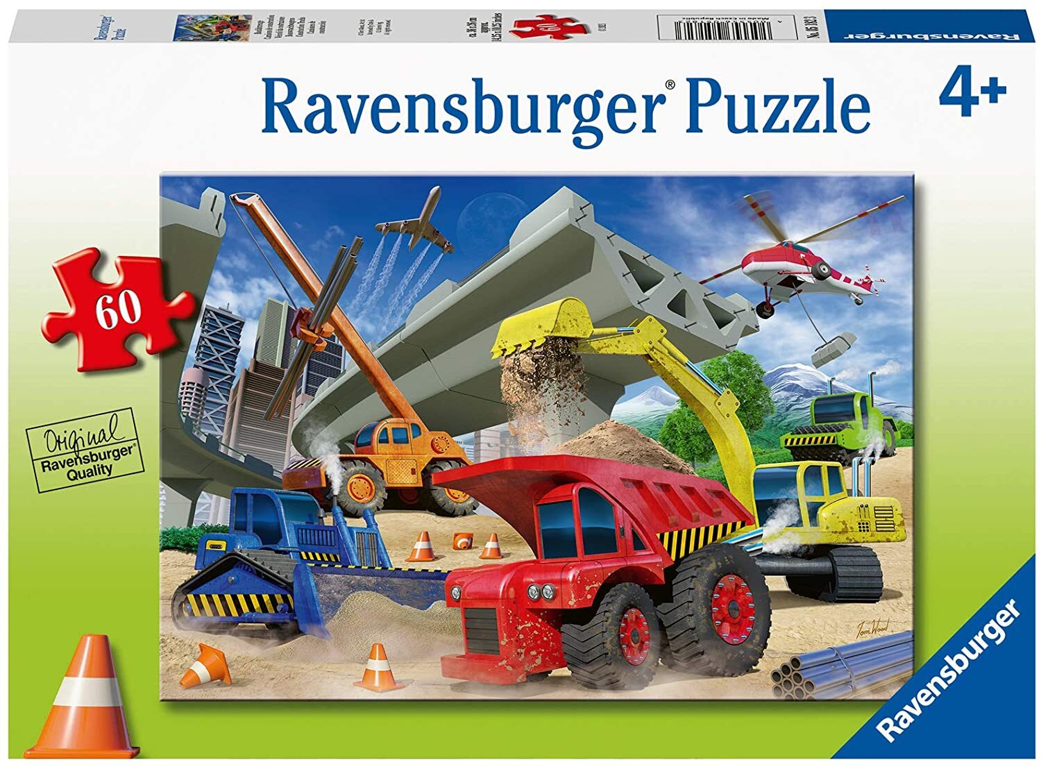 Ravensburger - 60Pc Construction Trucks Puzzle