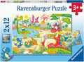 Ravensburger - 2x12pc My Dino Friends Puzzle