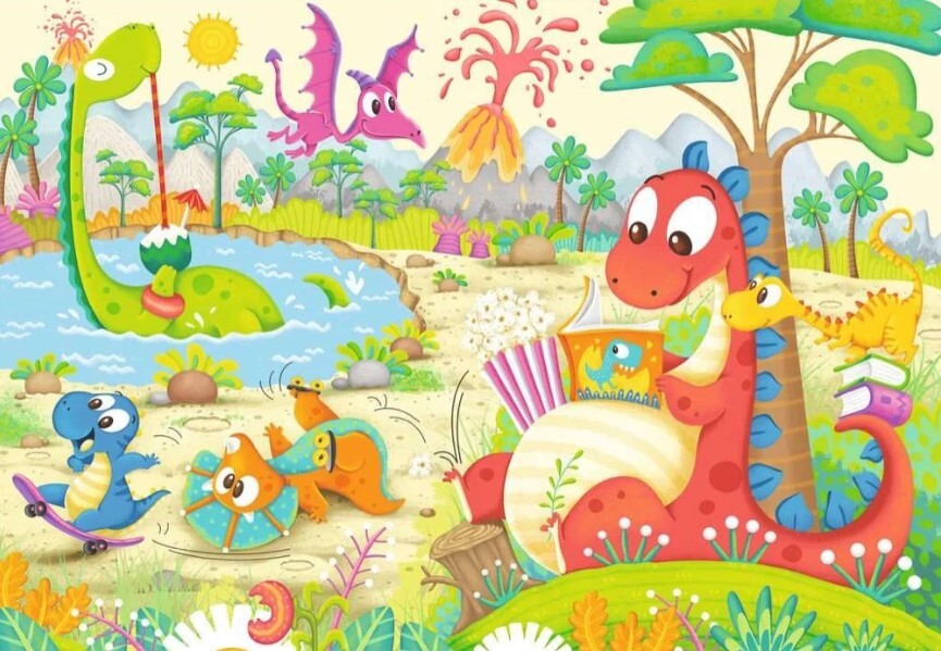 Ravensburger - 2x12pc My Dino Friends Puzzle