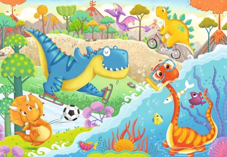 Ravensburger - 2x12pc My Dino Friends Puzzle