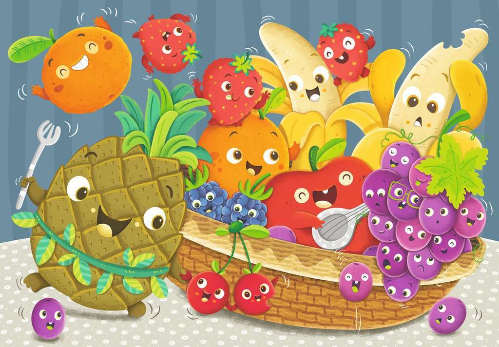 Ravensburger - 2 x 24Pc Fruit & Veggie Fun Puzzle