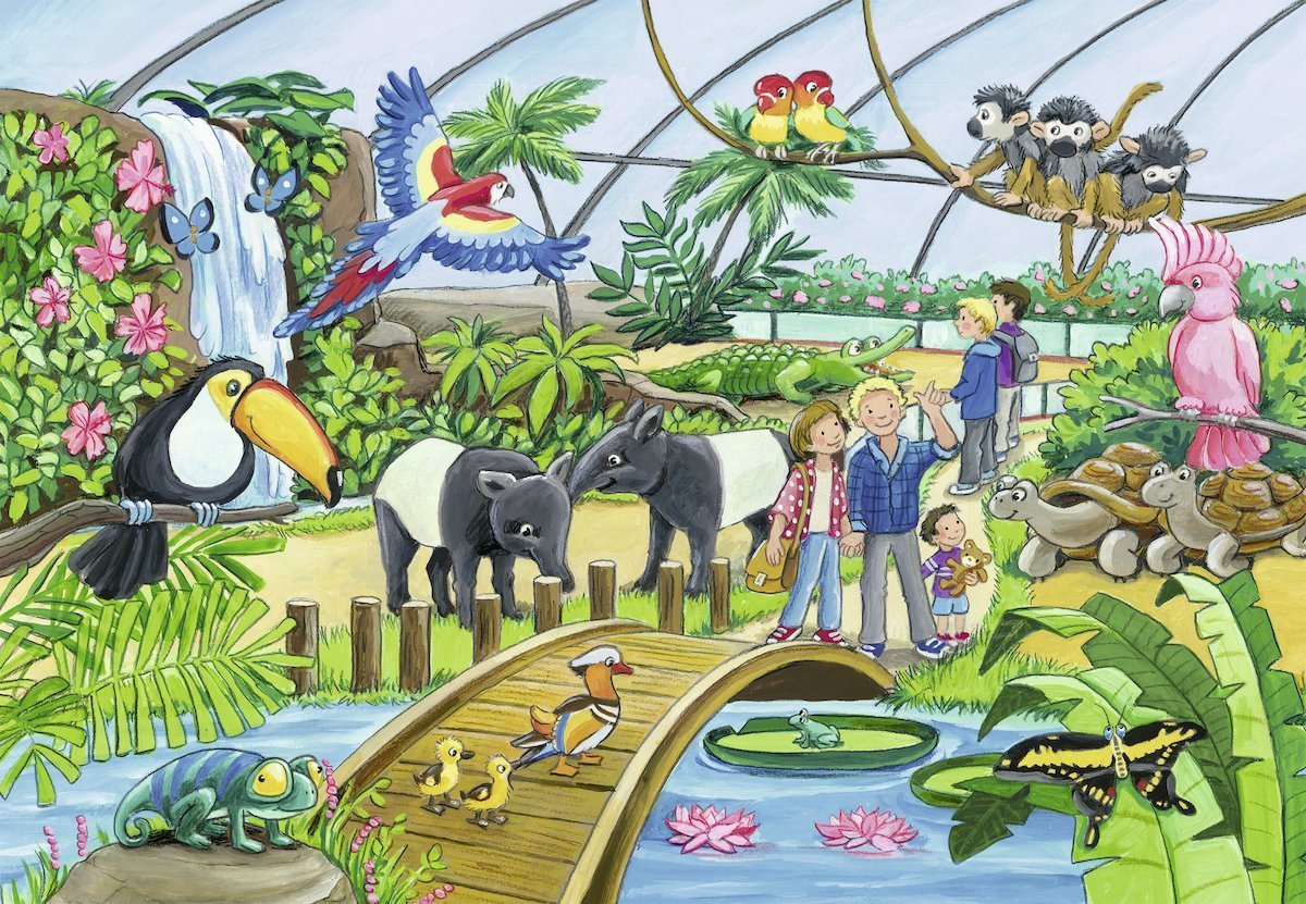 Ravensburger - 2 x 24Pc Welcome to the Zoo Puzzle