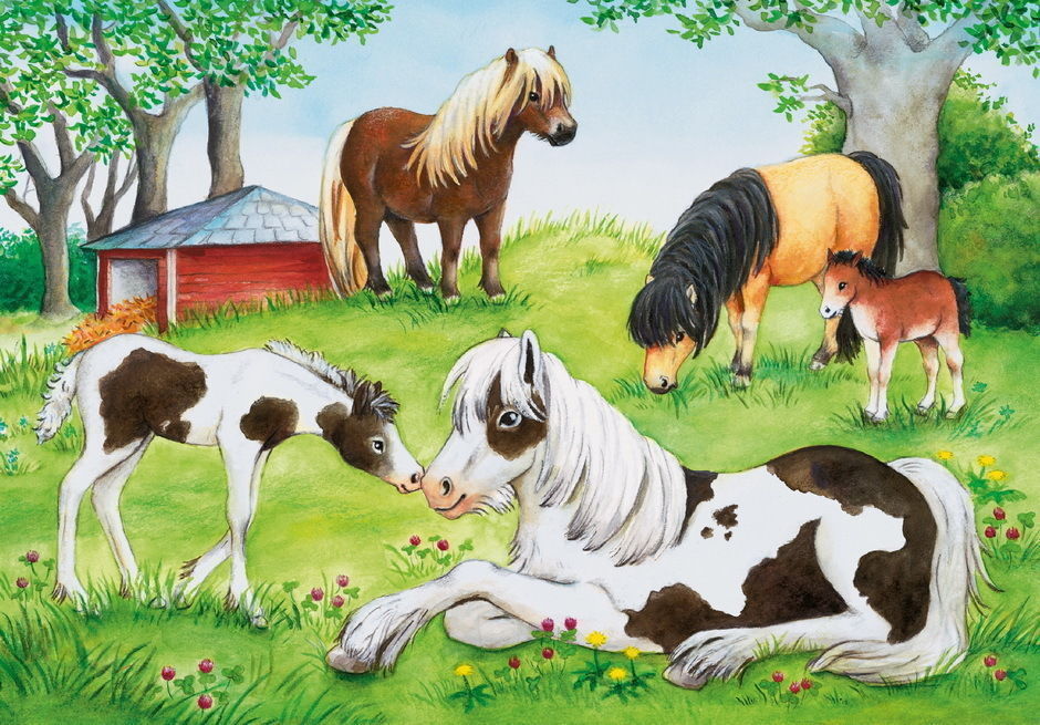 Ravensburger - 2 x 24Pc World of Horses Puzzle