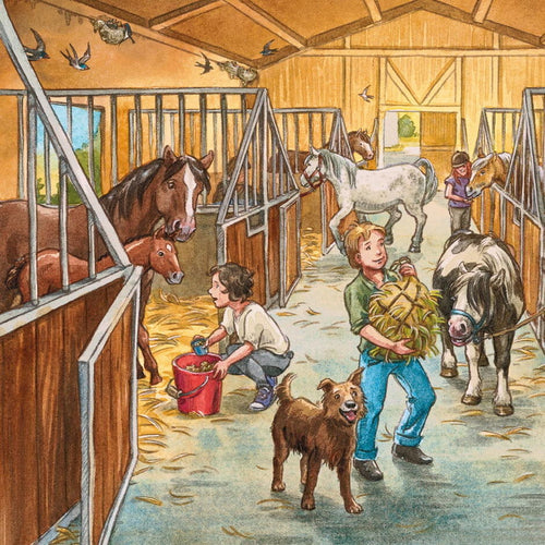 Ravensburger - 3 x 49Pc A Day with Horses Puzzle