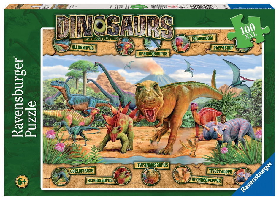Ravensburger - 100Pc Dinosaurs Puzzle