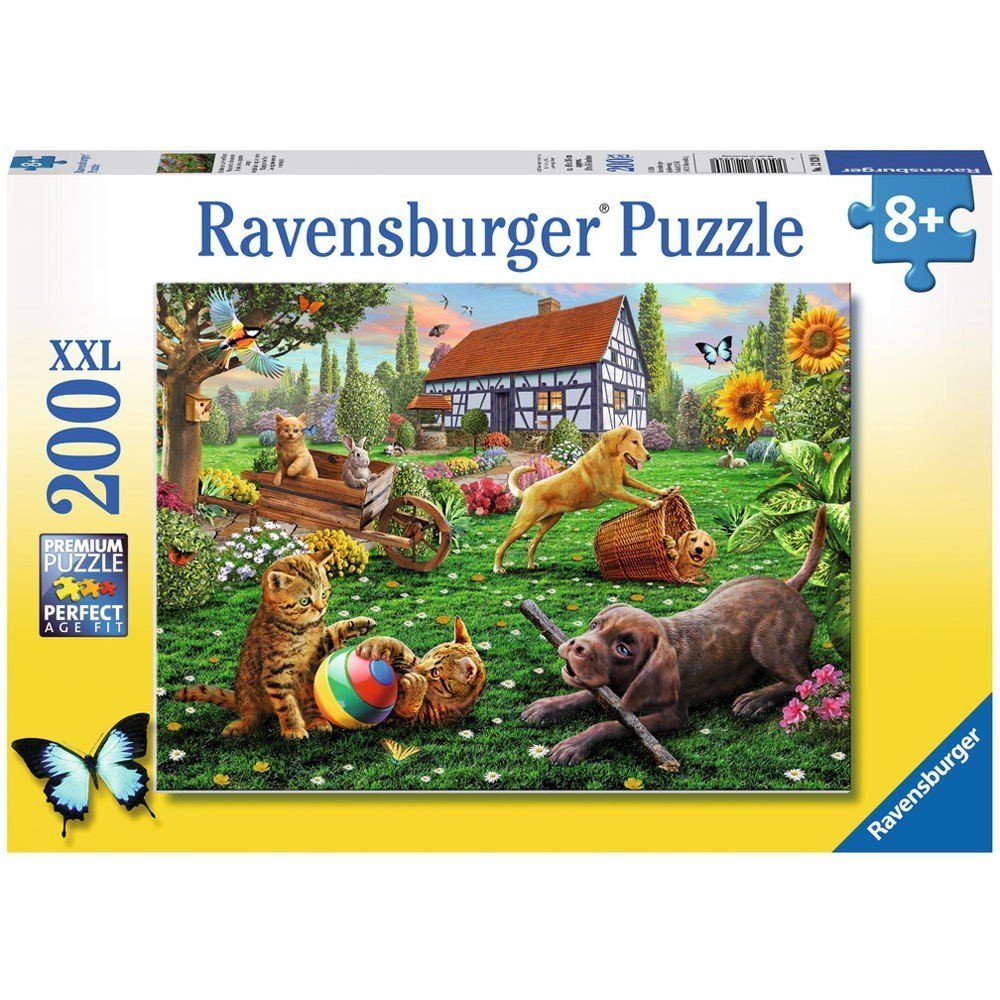 Ravensburger - 200Pc Playing In The Yard Puzzle
