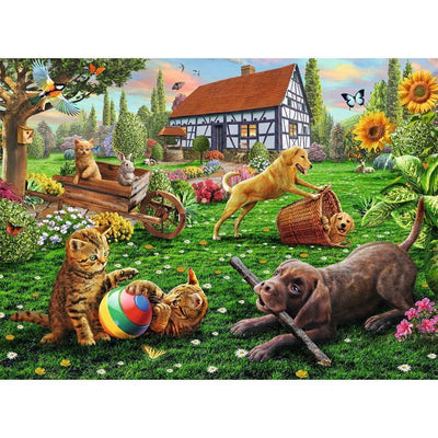 Ravensburger - 200Pc Playing In The Yard Puzzle