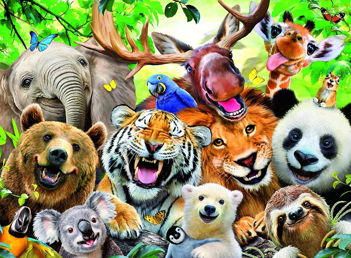 Ravensburger - 300Pc Wild Animal Selfie Puzzle | The Play Room