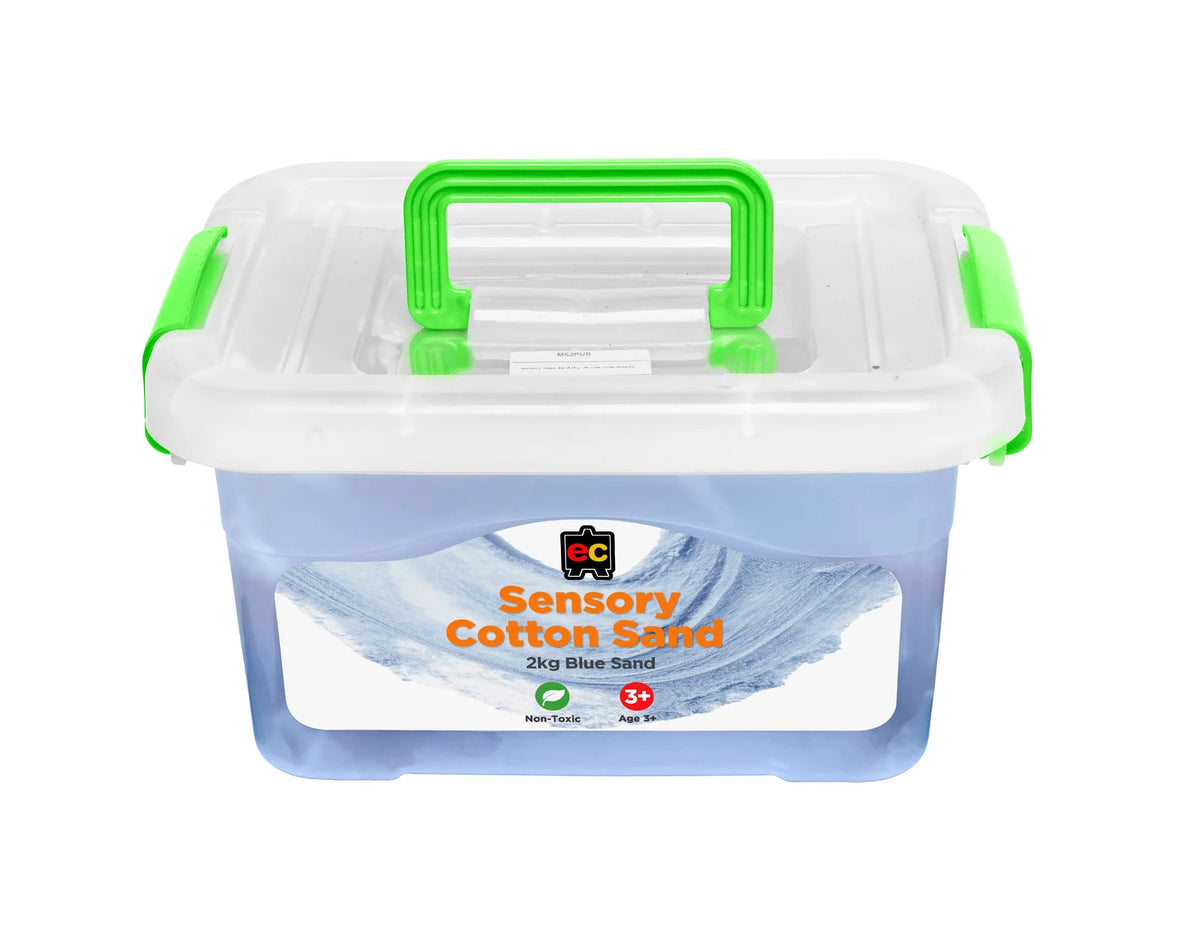 Edvantage - Sensory Cotton Sand 2kg Blue