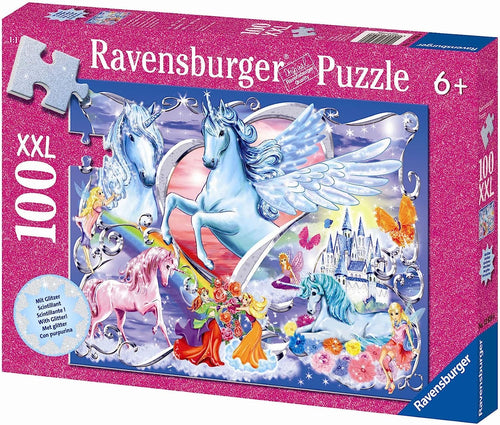 Ravensburger - 100Pc Amazing Unicorns Glitter Puzzle