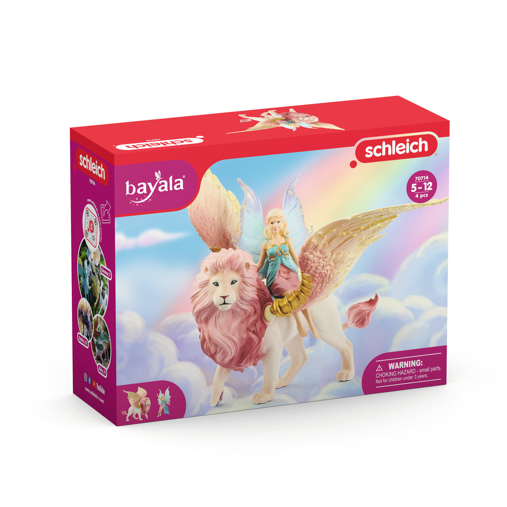 Schleich - Fairy In Flight On Winged Lion