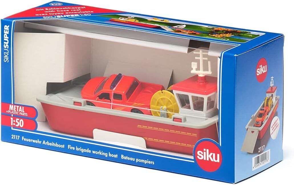 Siku - Fire Brigade Working Boat 1:50 Scale
