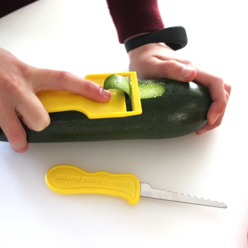 Safety Food Peeler Single - Orange