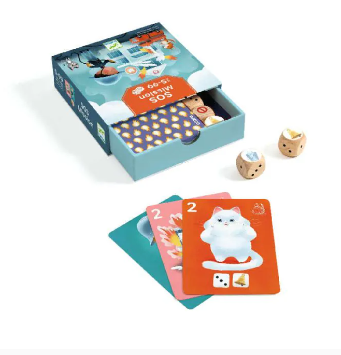 Djeco - Pets Rescue & Card Game