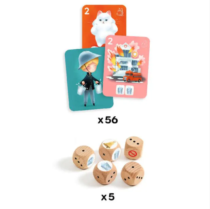 Djeco - Pets Rescue & Card Game