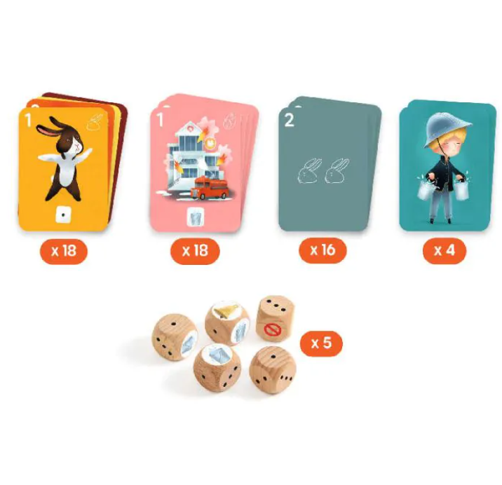 Djeco - Pets Rescue & Card Game