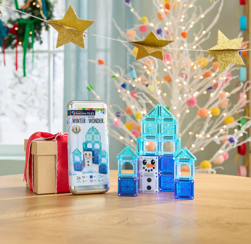 Magna Tiles - Winter Wonderland Magnetic Travel Tin