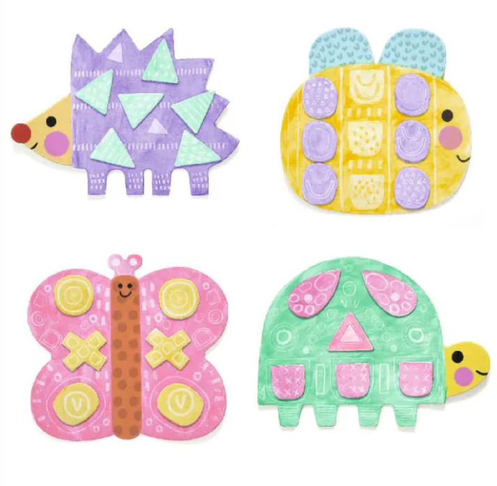 Djeco - Small Forms Magic Finger Painting Set