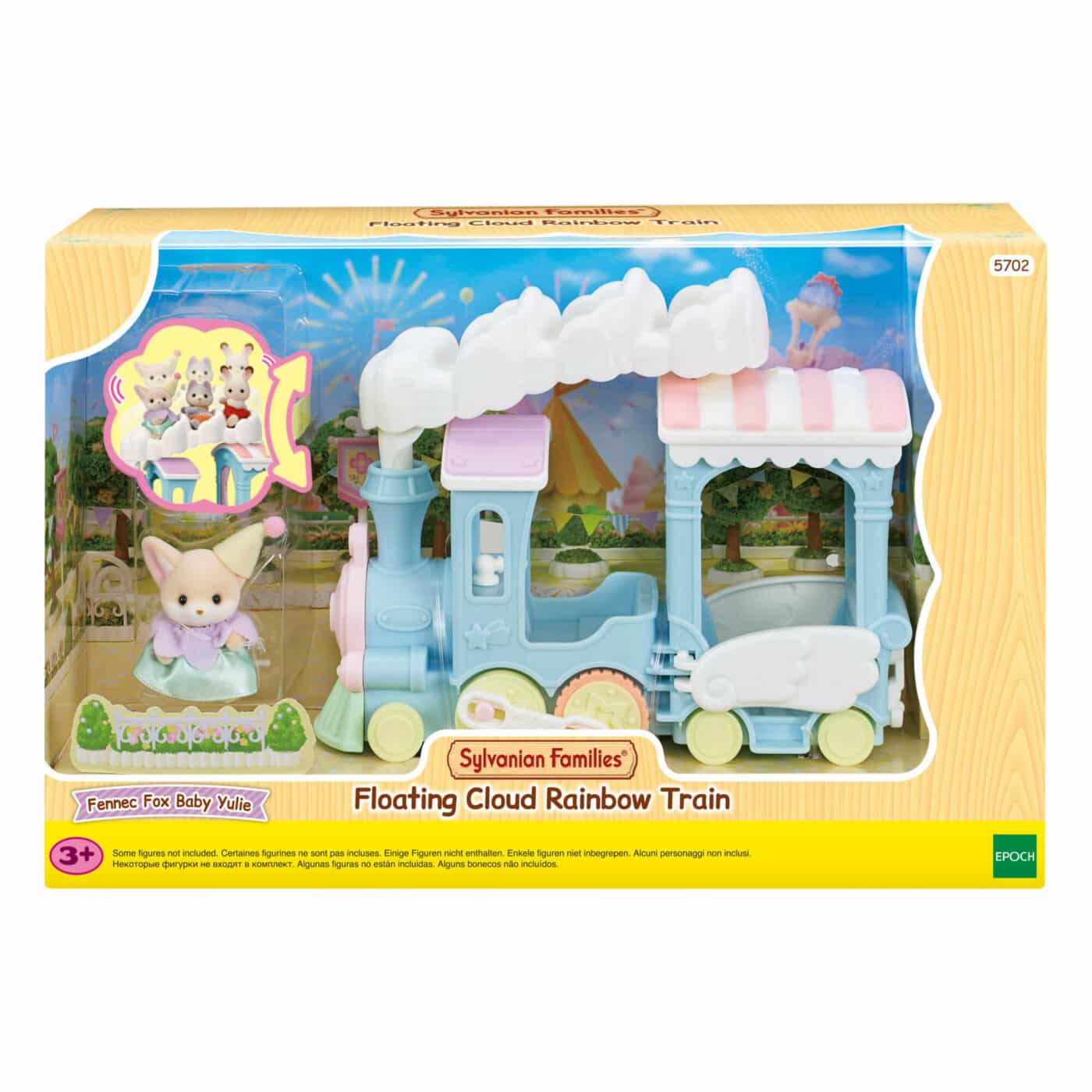 Sylvanian Families - Floating Cloud Rainbow Train