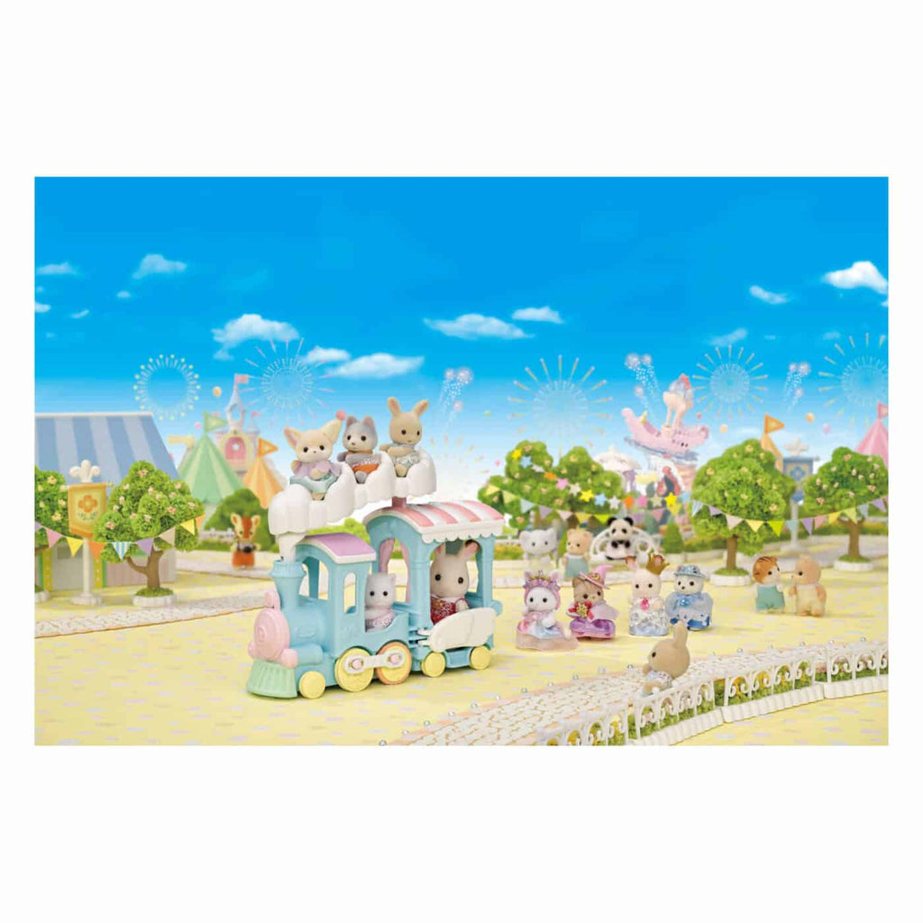 Sylvanian Families - Floating Cloud Rainbow Train
