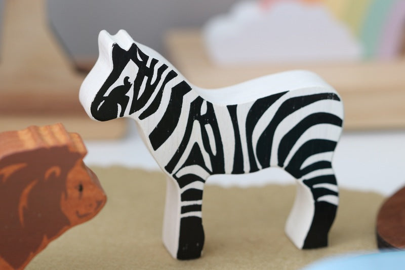 Tender Leaf Toys - Zebra Wooden Animal