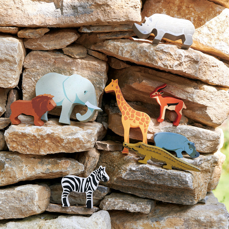 Tender Leaf Toys - Hippo Wooden Animal
