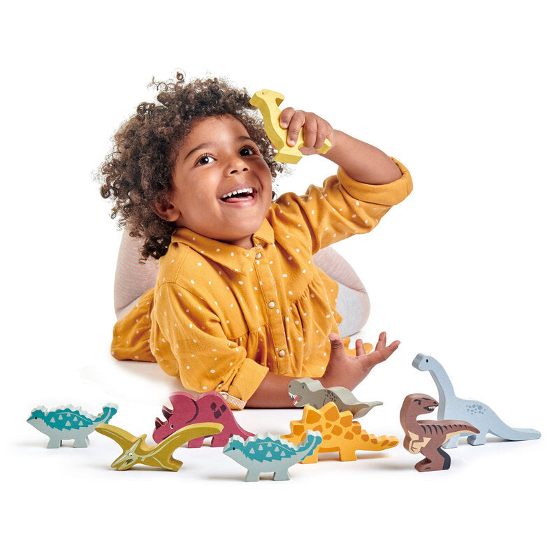 Tender Leaf Toys - Velociraptor Wooden Dinosaur