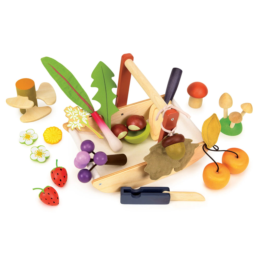 Tender Leaf Toys - Wild Wood Foraging Trug