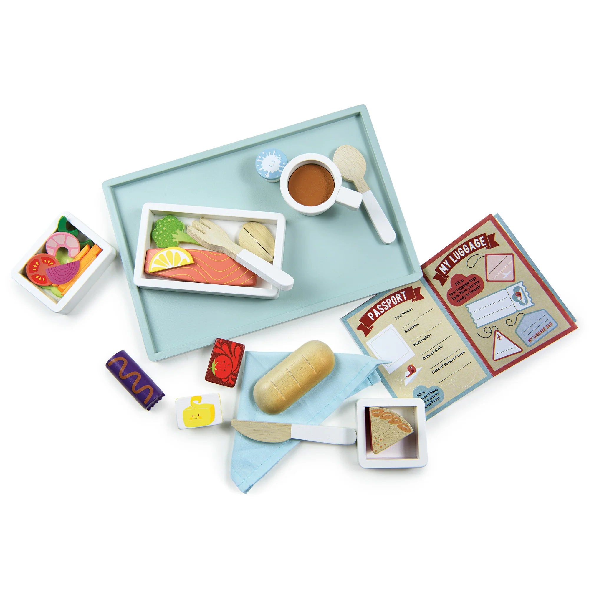 Tender Leaf Toys - Airline Meal Tray