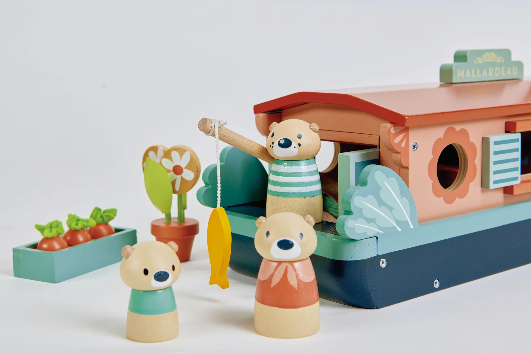 Tender Leaf Toys - Little Otter Canal Boat
