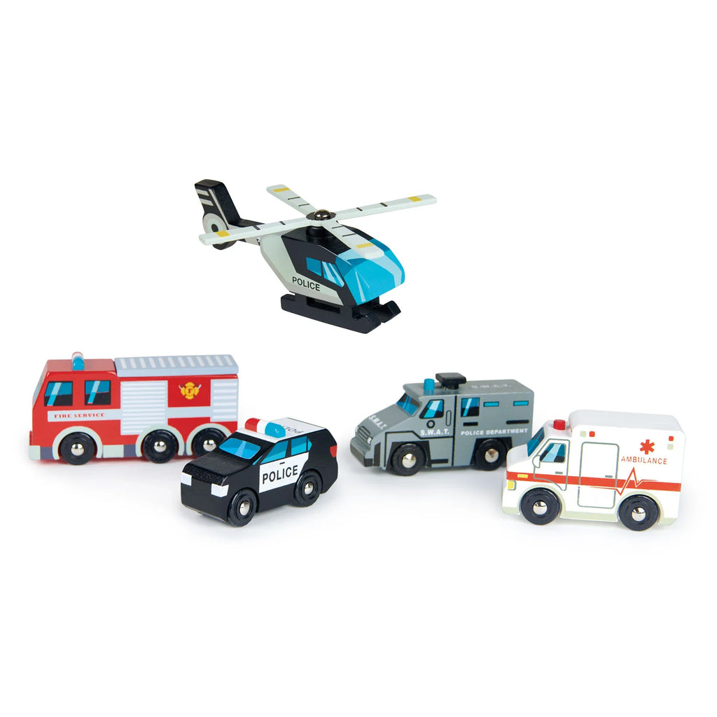 Tender Leaf Toys - Emergency Vehicles