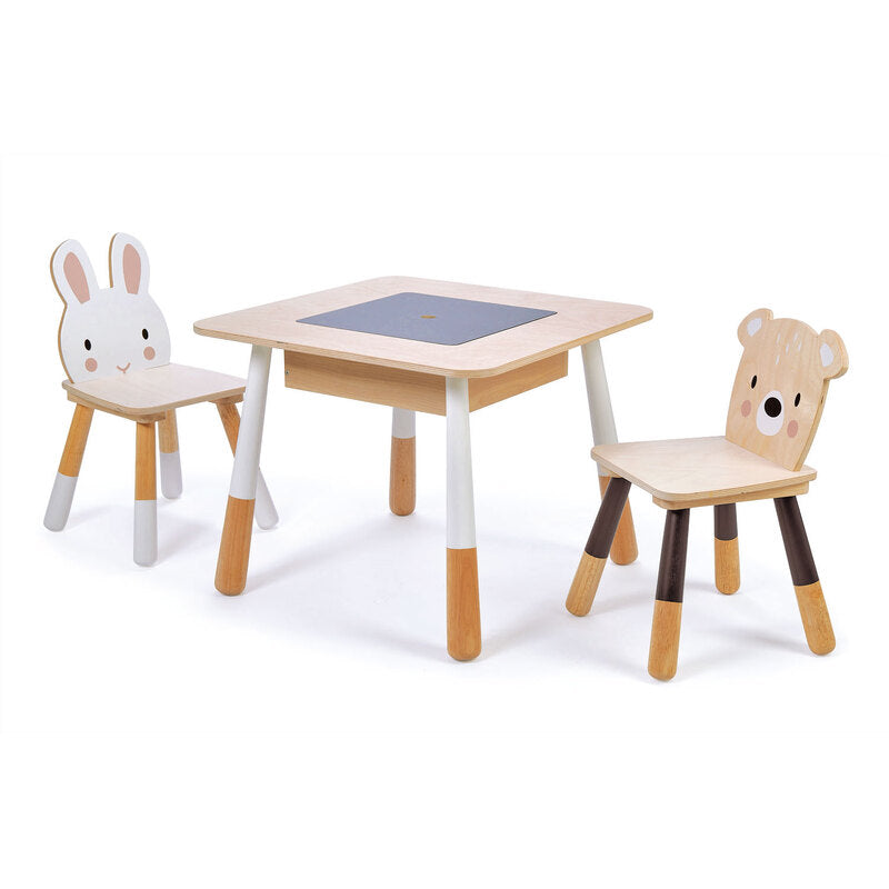 Tenderleaf - Forest Wooden Table & 2 Chairs Set