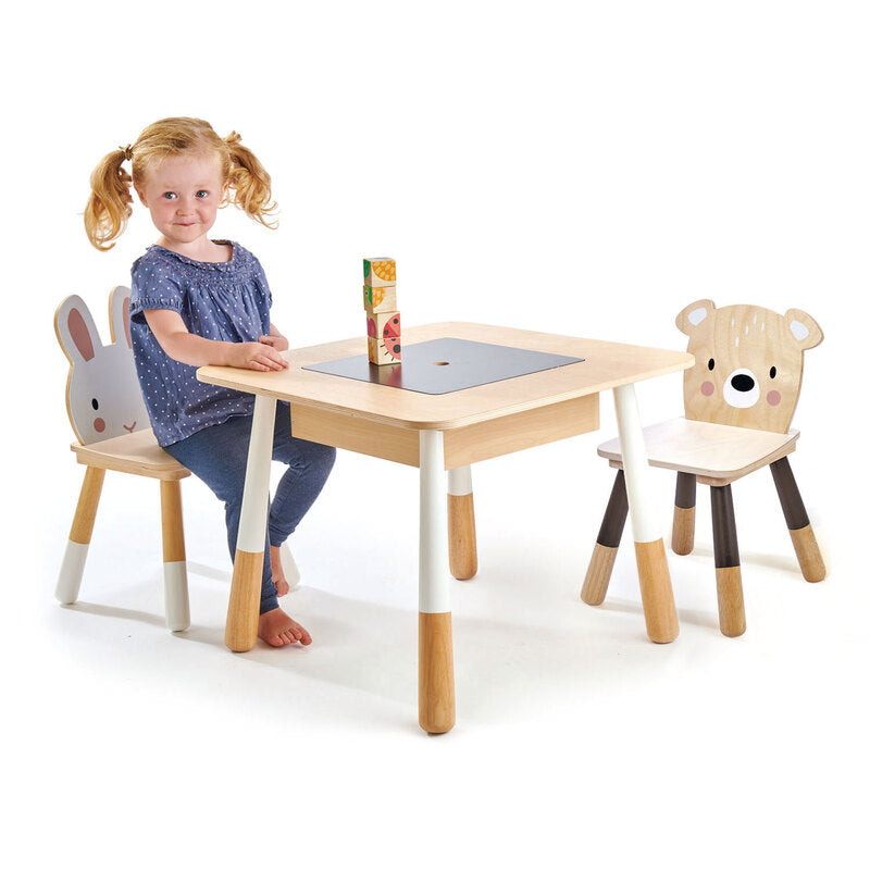 Tenderleaf - Forest Wooden Table & 2 Chairs Set