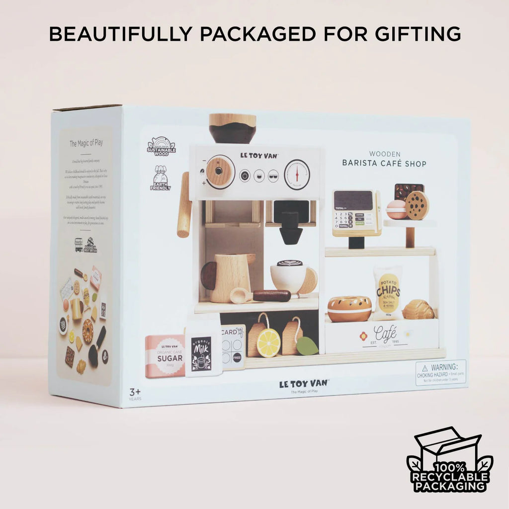 Le Toy Van - Wooden Barista Cafe Playset