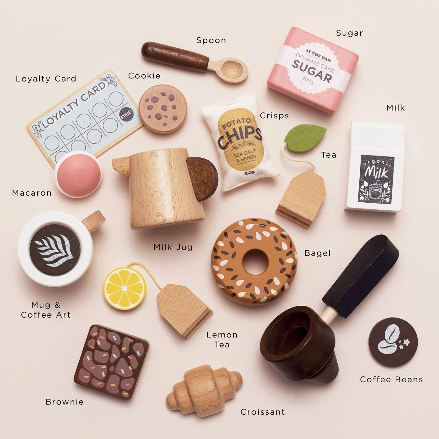 Le Toy Van - Wooden Barista Cafe Playset