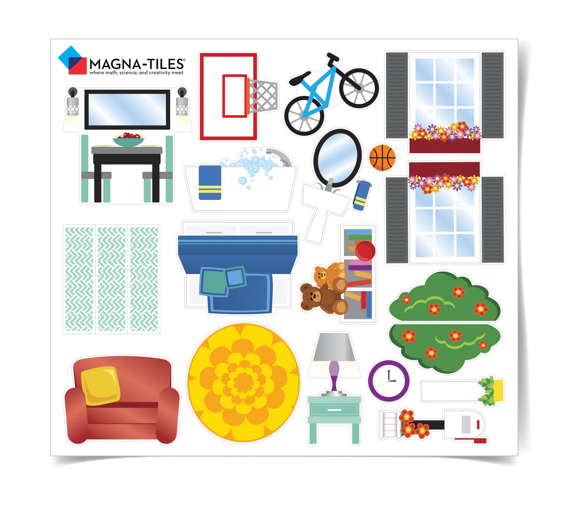 Magna Tiles - House Set - 28 piece