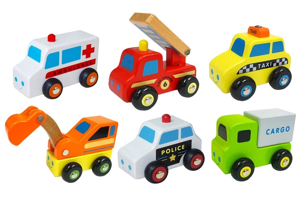 VIGA - Mini Vehicles Set 6 pc