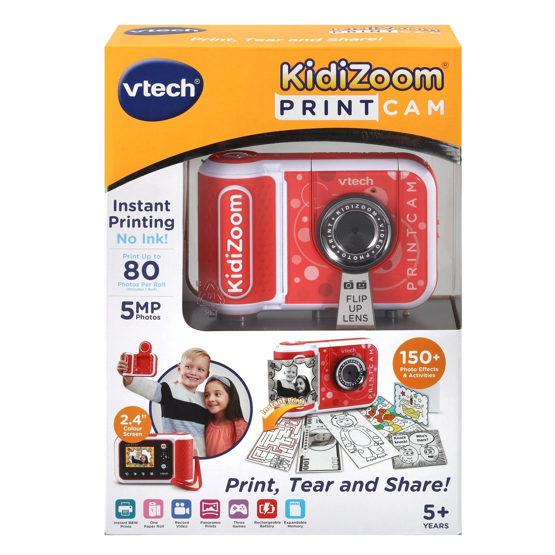 VTech - Kidizoom Print Cam Red
