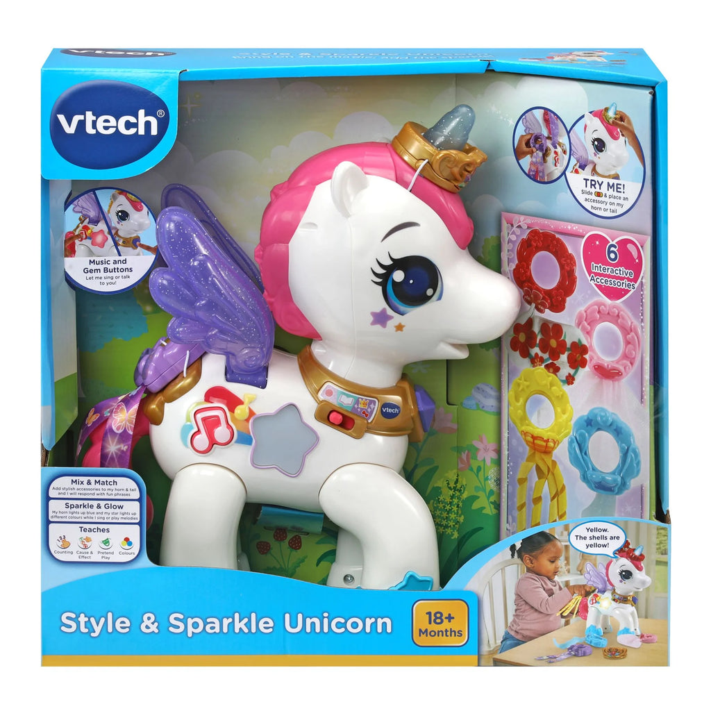 Vtech Rocking Unicorn Vtech - Style & Sparkle Unicorn – The Play Room