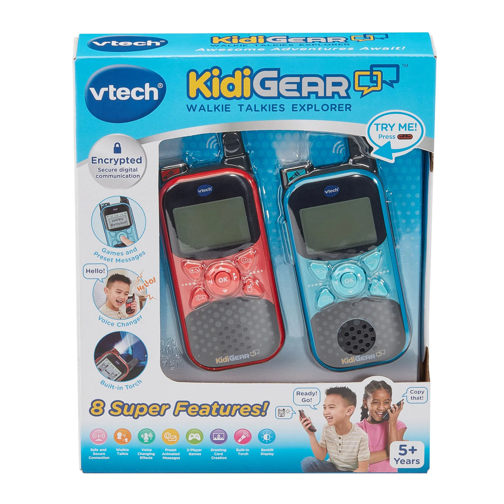 VTech - KidiGear Walkie Talkie Explorer Red/Blue