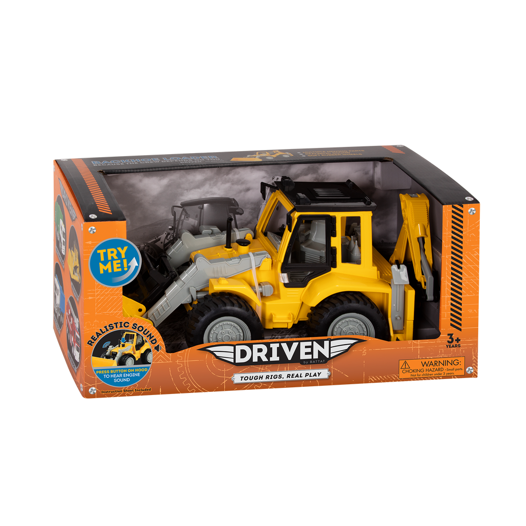 Driven - Mid Backhoe Loader Yellow
